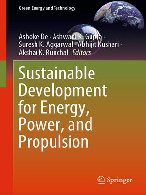 cover image of Sustainable Development for Energy, Power, and Propulsion